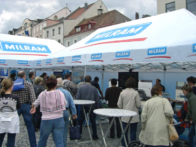 Milram 4x8 m Promotionstand