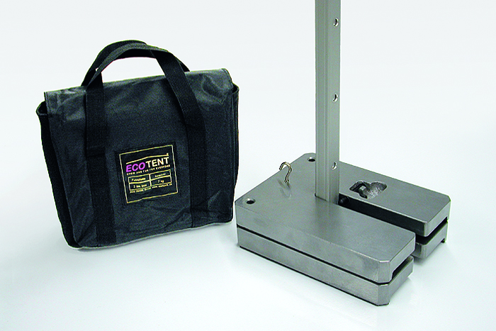 zeltgewicht 7 Kg mit Tasche Faltpavillon-2x4 mit Ballast sichern