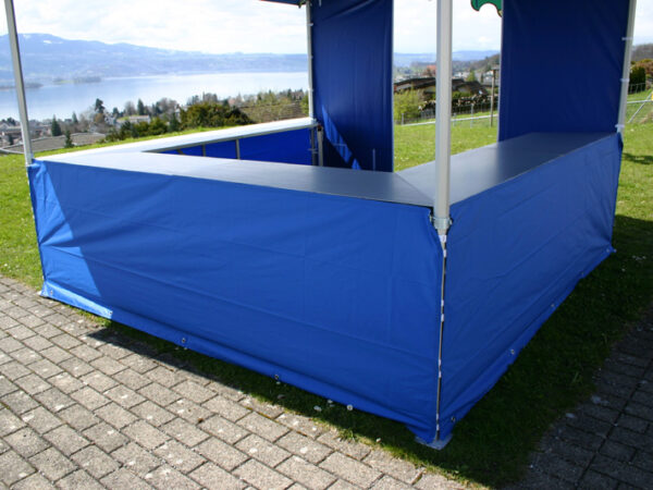 Marktstand Zelt mit-3 Tresen