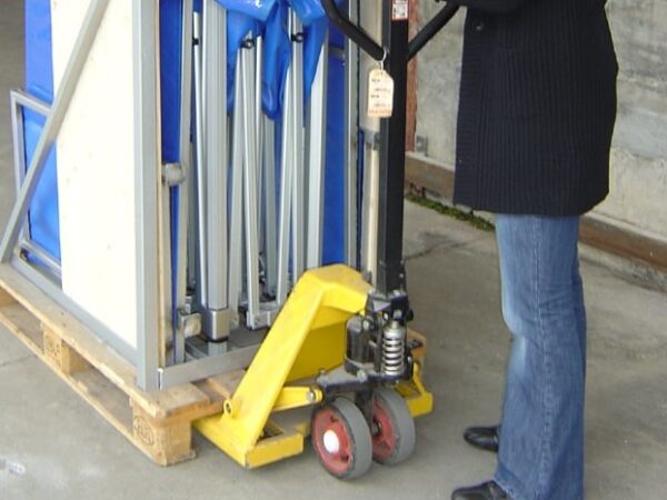 marktstand minimaler Platzbedarf