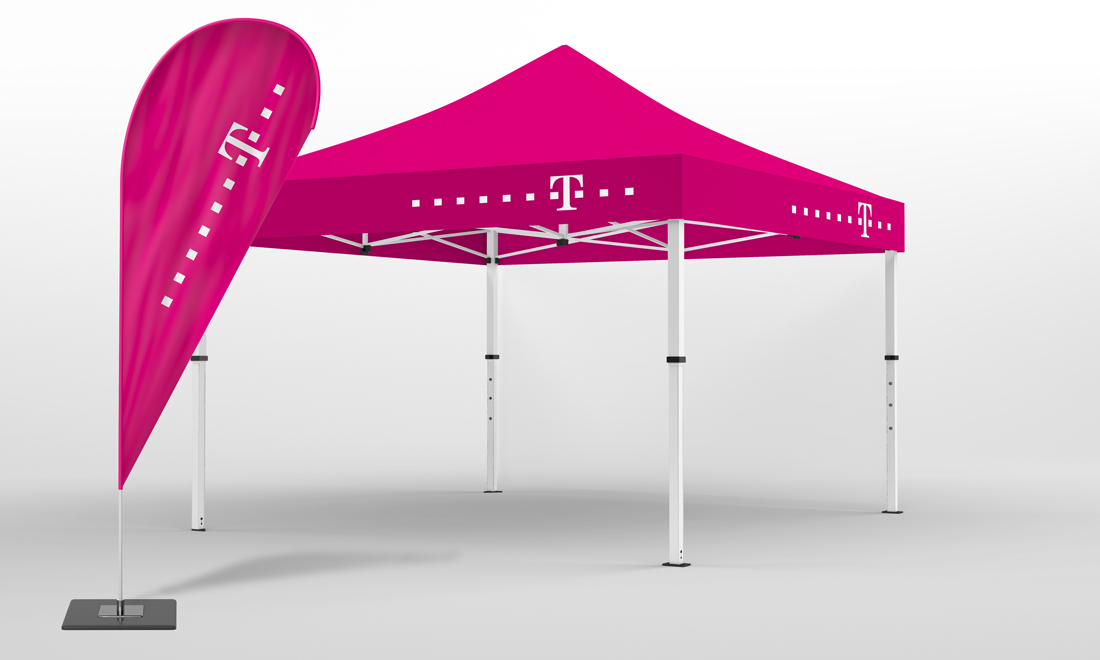 Telekom 4x4 faltpavillon