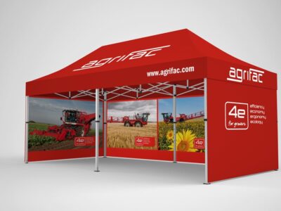 Marken-promotion pavillon 3x6 agrifac