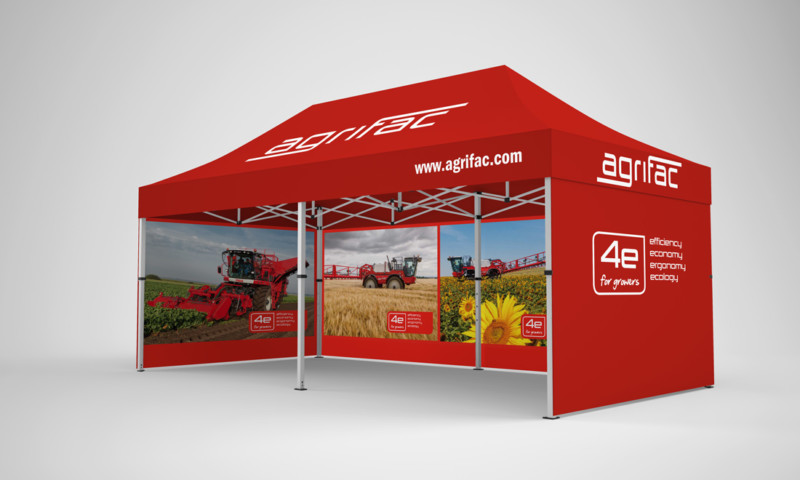 Marken-promotion pavillon 3x6 agrifac