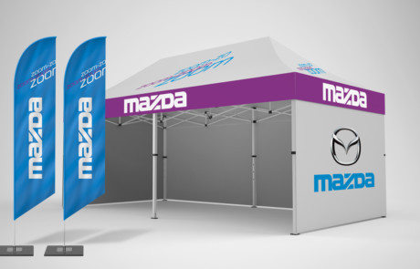 Mazda Messezelt 3x6