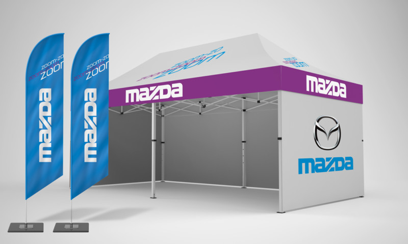 Mazda Messezelt 3x6