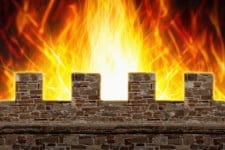 Faltpavillon ist feuerhemmend schwer entflammbar B1 DIN4102 ausgestattet