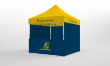 Faltpavillon 3x3 Stadt Leinfelden zum Stadtfest