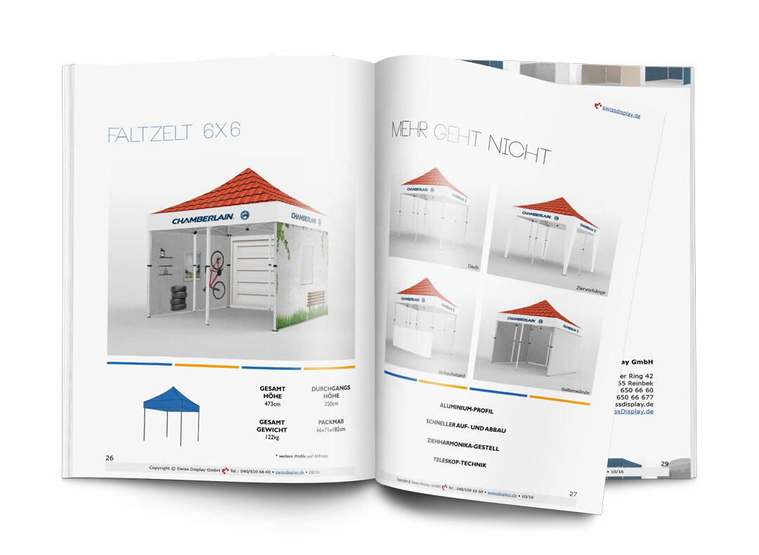 Faltpavillon Katalog für Firmen