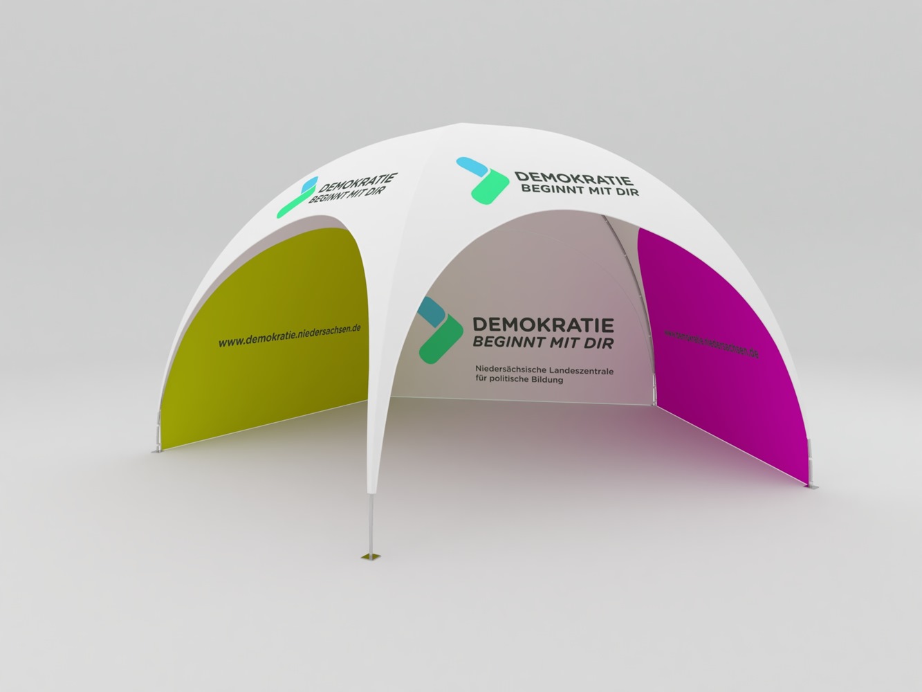 Dome-Pavillon | Kuppelpavillon 4x4 Meter Dome-Pavillon | Kuppelpavillon 4x4 Meter