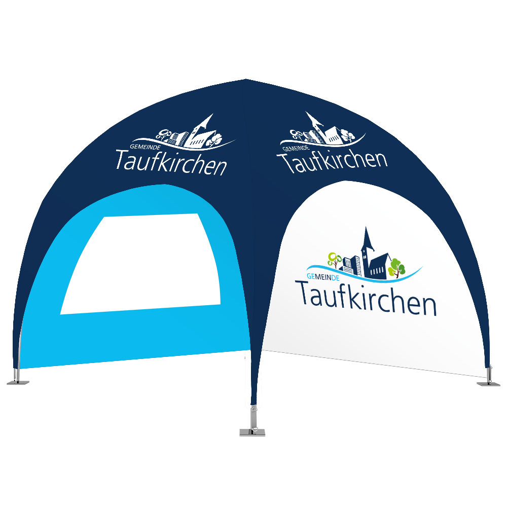 dome pavillon 3x3 stadt taufkirchen