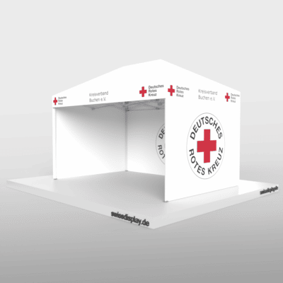 Leads generieren Faltpavillon 3x4.5m DRK Bild 4
