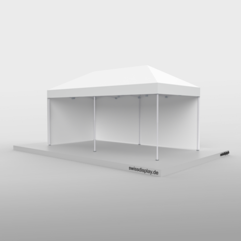 Faltpavillon 3x6m in weiss