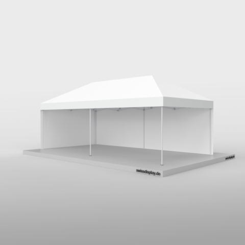 Faltpavillon 4x8 Meter in weiss