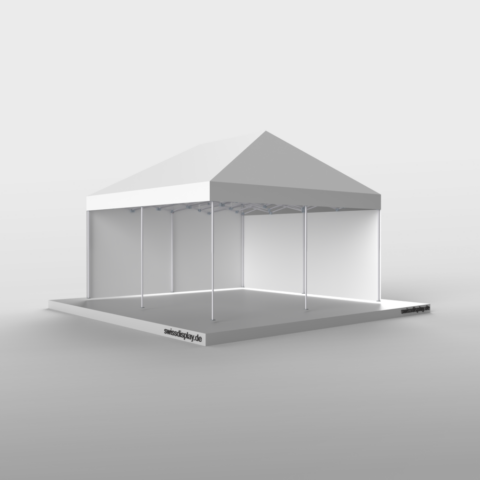 Werbung mit Zelten - Verkaufspavillon Faltzelt 3x6 Meter