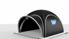 aufblasbarer Pavillon 6x6-airdome-SAP