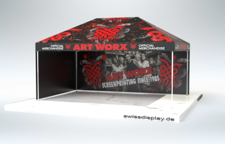 Artworx 4x6m Faltzelt