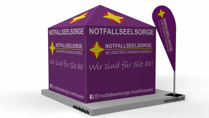 Faltzelt 3x3 Video Notfallseelsorge