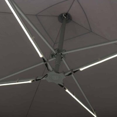 Faltpavillon 2x2 mit LED-Lichtsystem