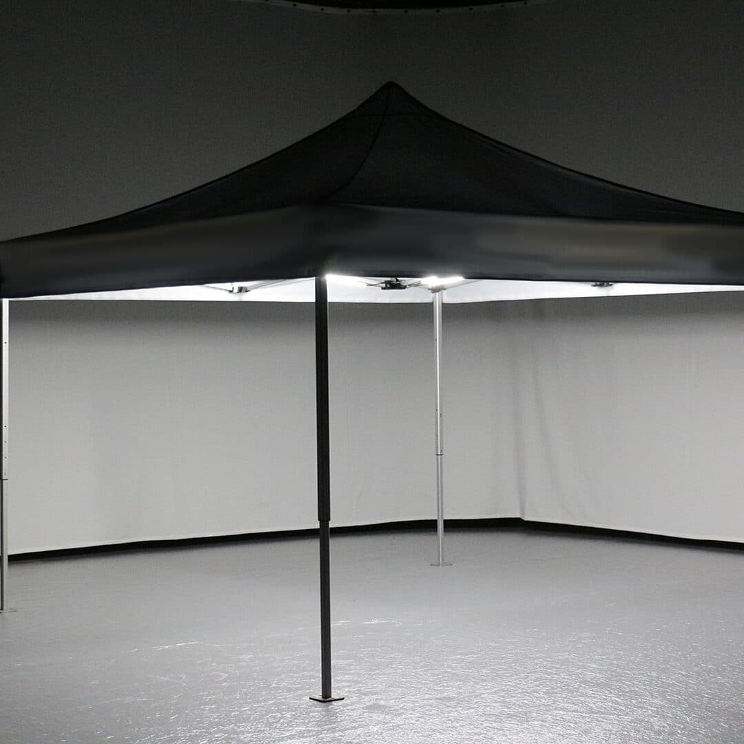 LED Licht nachrüsten in Faltpavillons