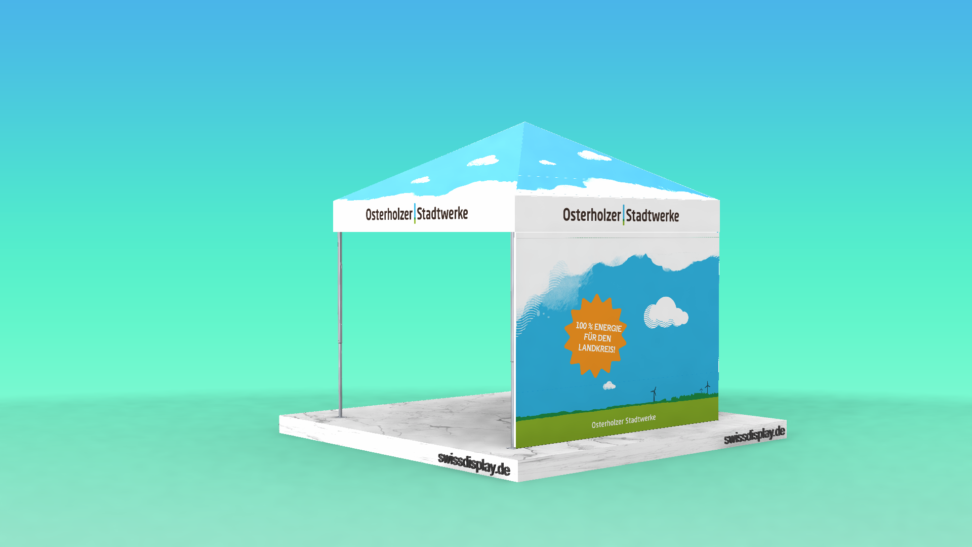 Coole Faltpavillons bedrucken