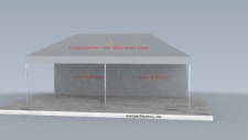 faltpavillon 4x8 m de beukelaer