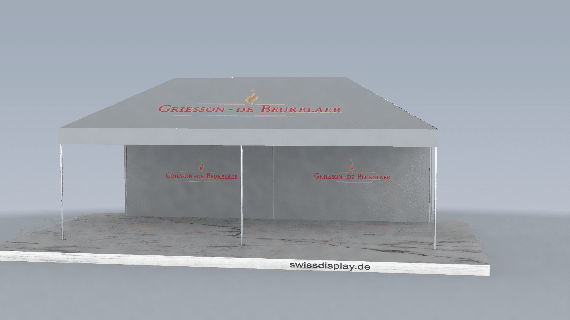 faltpavillon 4x8 m de beukelaer