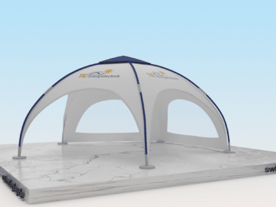 Kuppel-Zelt Typ Dome-Pavillon 6x6 Meter dome-pavillon 6x6