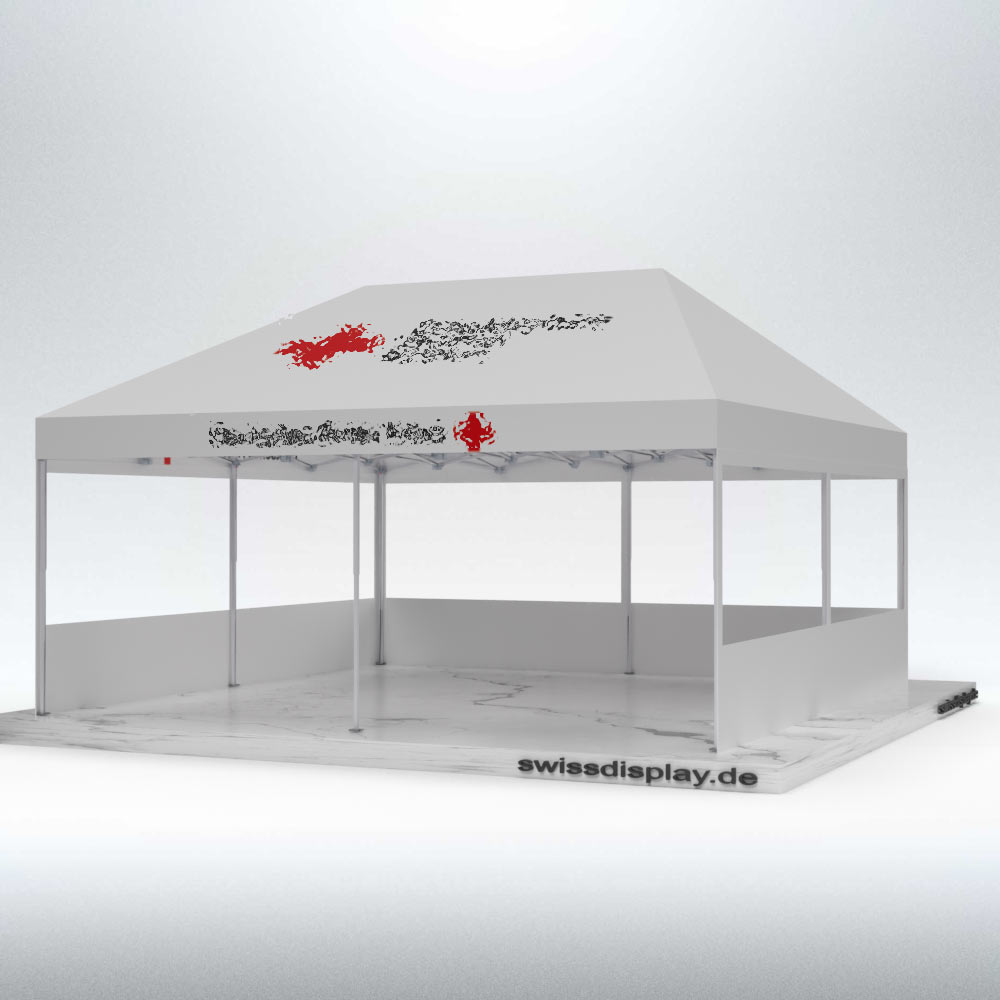 Vergleiche 6×6 Pavillons: Bauart, Teamgröße, Montagezeit