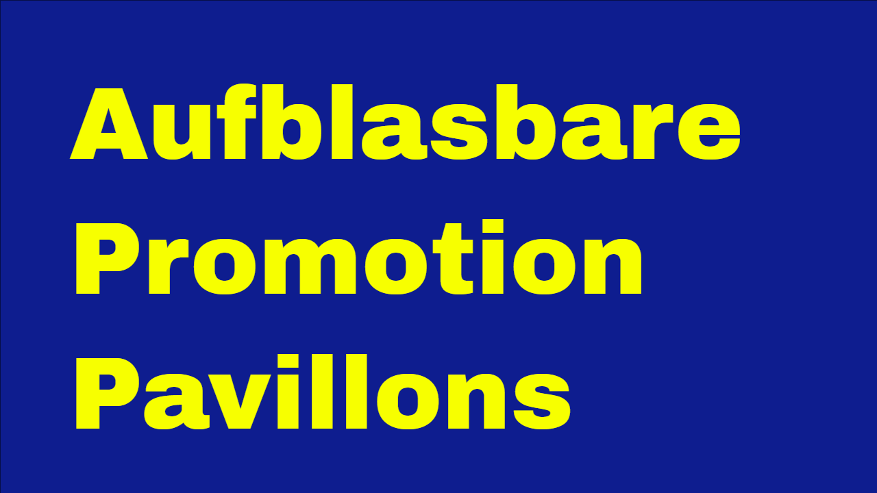 aufblasbare Pavillons Thumb