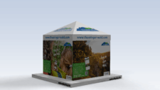 faltpavillon 3x3 Thüringer Wald