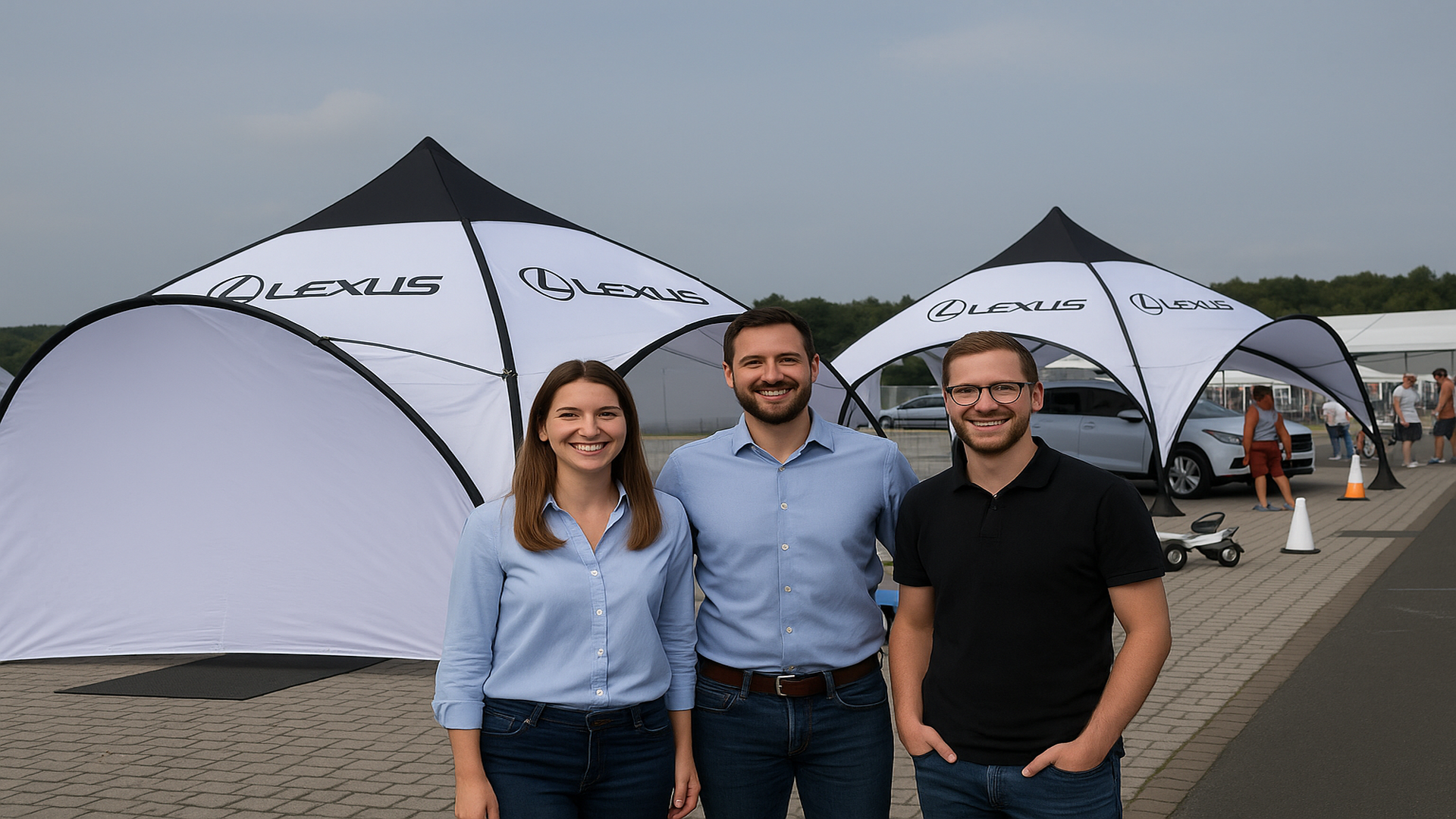 Zelt mit Branding kaufen bei Swiss Display