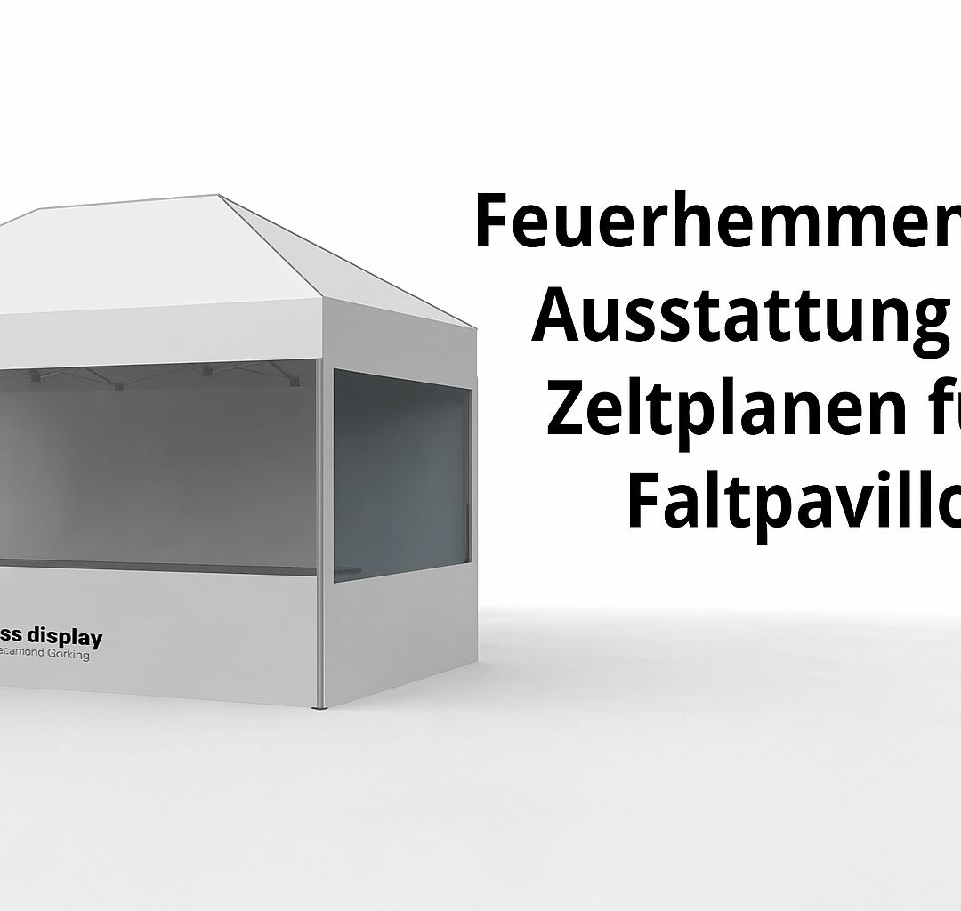 Feuerhemmende Zeltplane bei Faltpavillons: Ein Leitfaden
