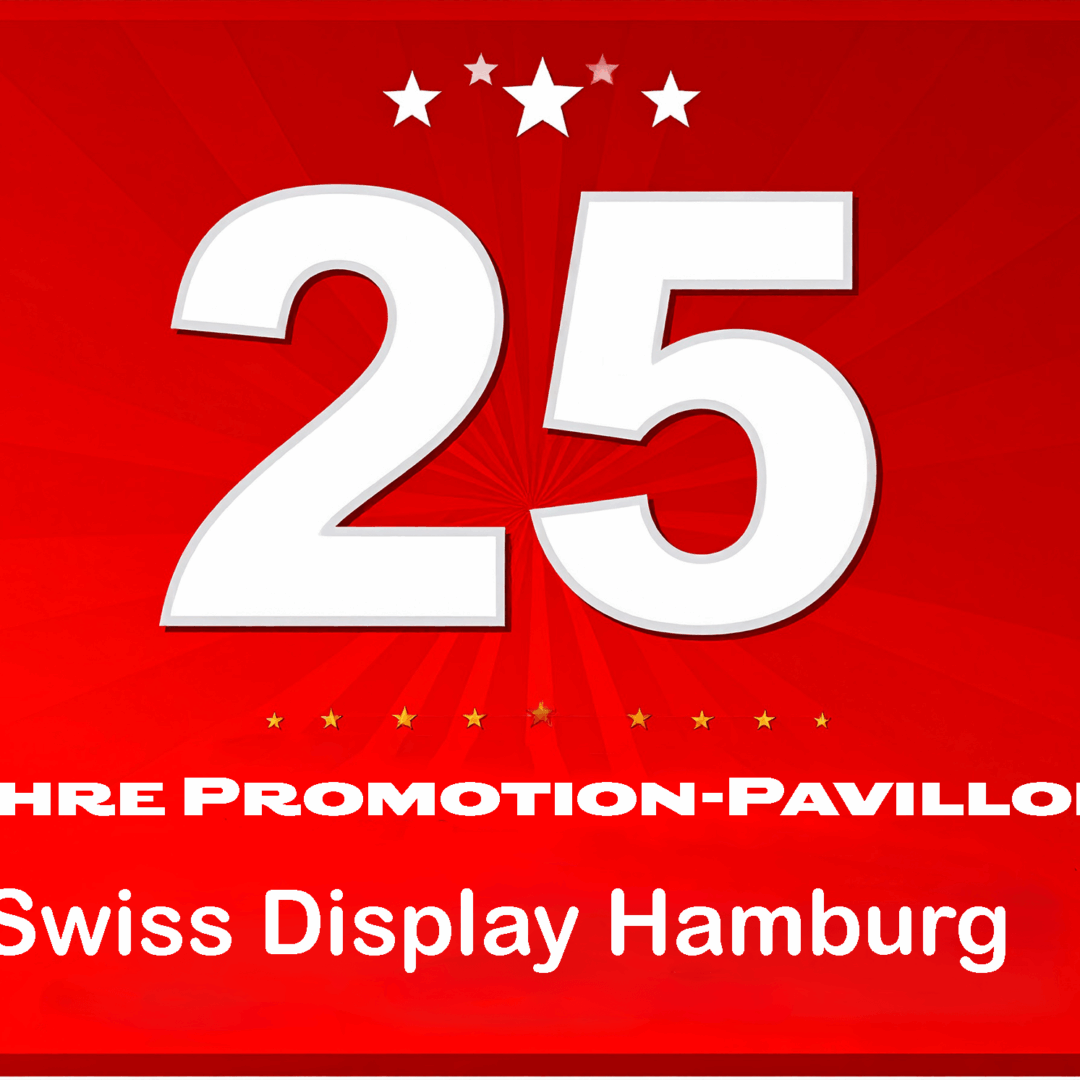 Swiss Display GmbH feiert 25 Jahre Premium Promotionzelte & Eventlösungen