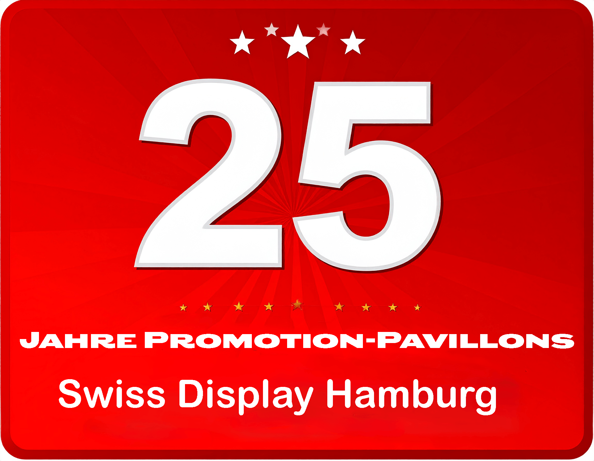 Swiss Display GmbH feiert 25 Jahre Premium Promotionzelte & Eventlösungen