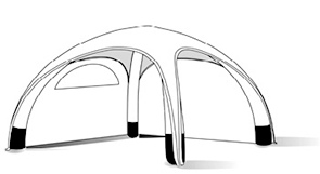 air-dome-6x6m Illu