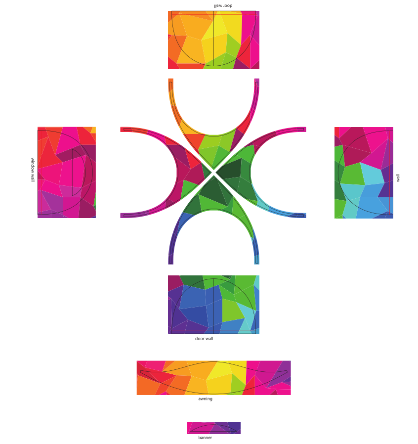 Beipielhaftes anlegen der Druckdaten Air-Dome airdome-designing-sample